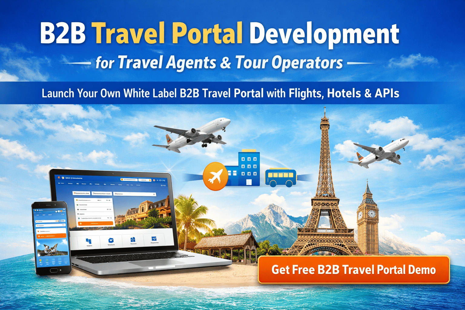 B2B Travel Portal Development Company in India | CouponFares